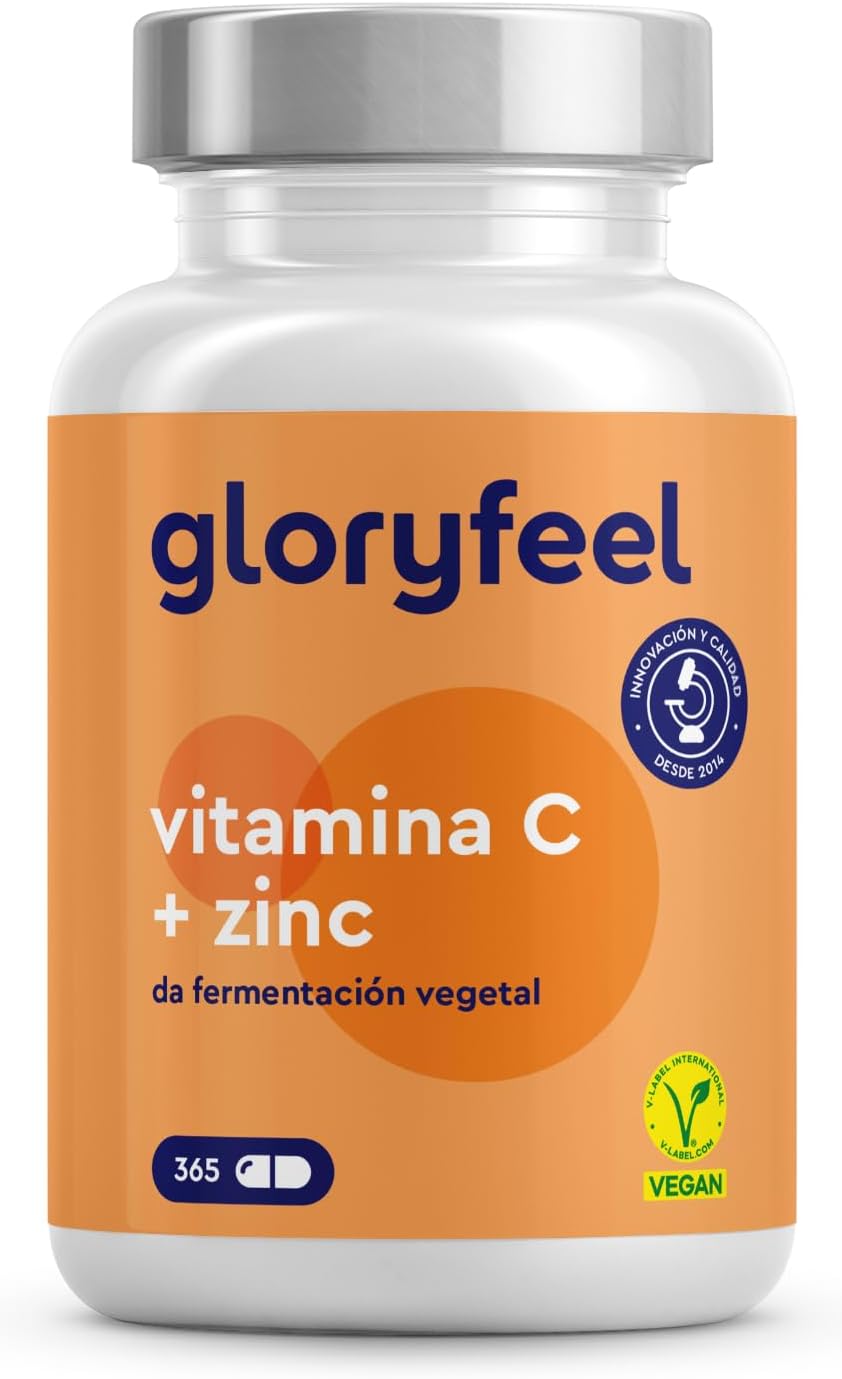 Detalle de Vitamina C + Zinc 365 cápsulas 1000 mg