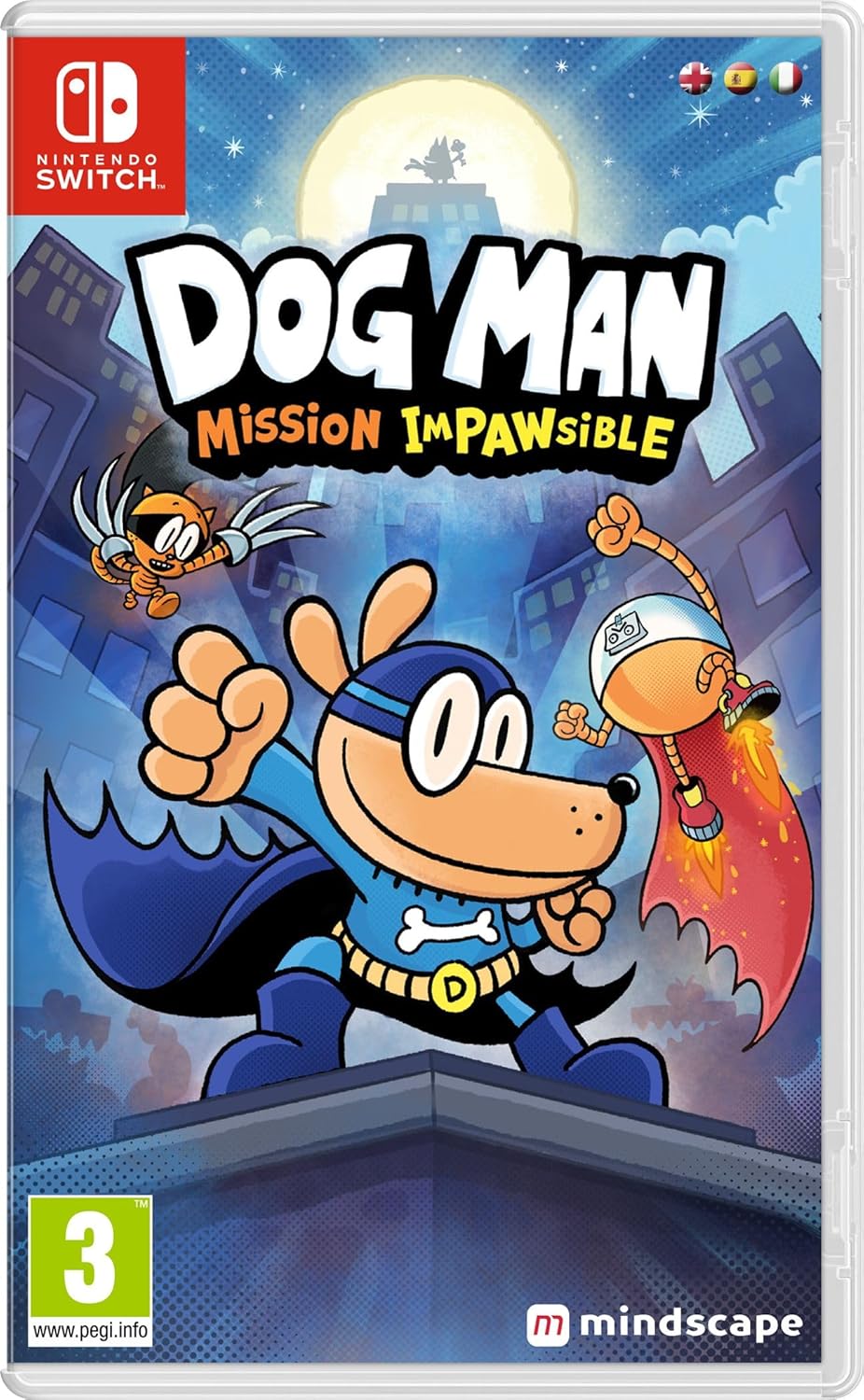 Dog Man: Mission Impawsible - Switch, avventura platform con puzzle e gadget