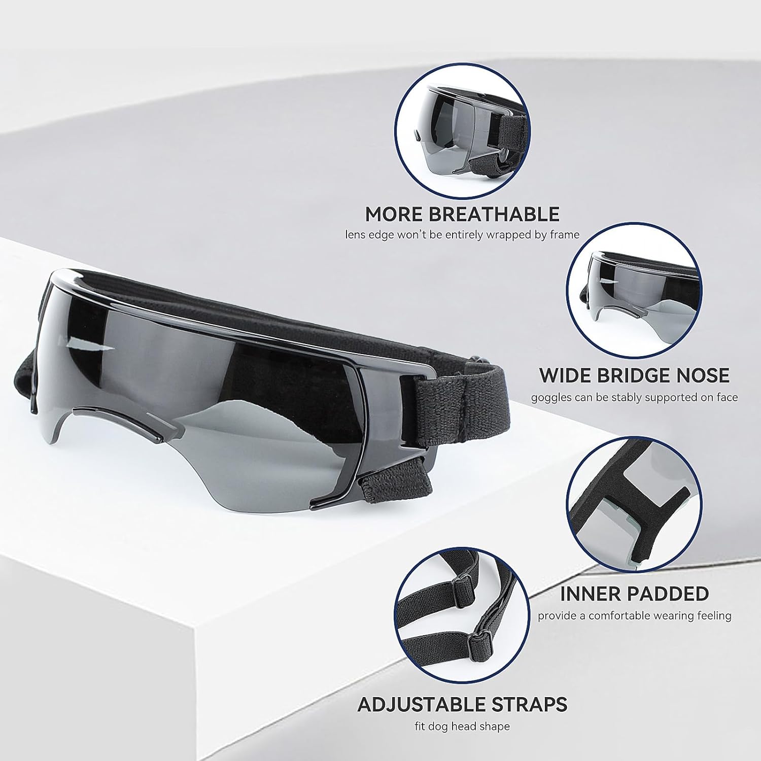 Thumbnail 4 de PETLESO Hunde Sonnenbrille Windschutzbrille