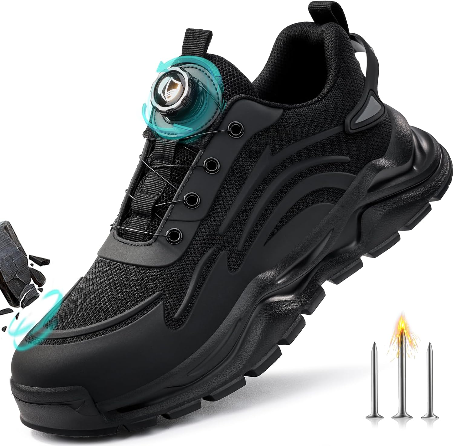 Thumbnail 6 de GUSAYEX Steel Toe Safety Boots 1 Pair