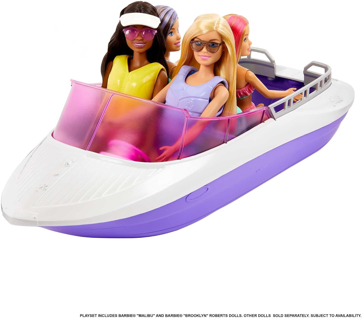 Detalle de Barbie Mermaid Power Barco que Flota con Muñecas y Accesorios 🧜♀