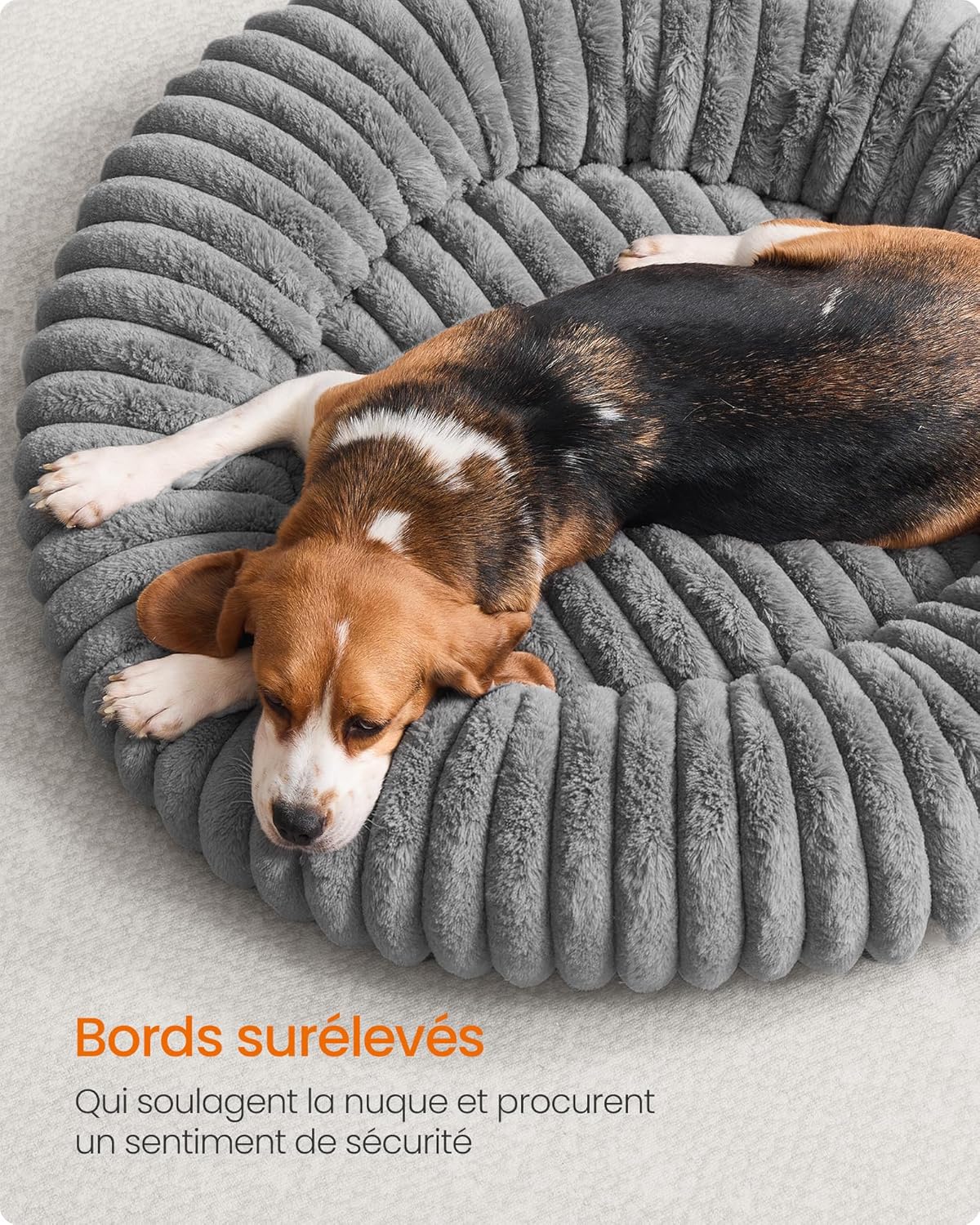 Thumbnail 3 de Feandrea Panier pour chien et chat taille grande (80 cm) gris tourterelle PGW304GD01