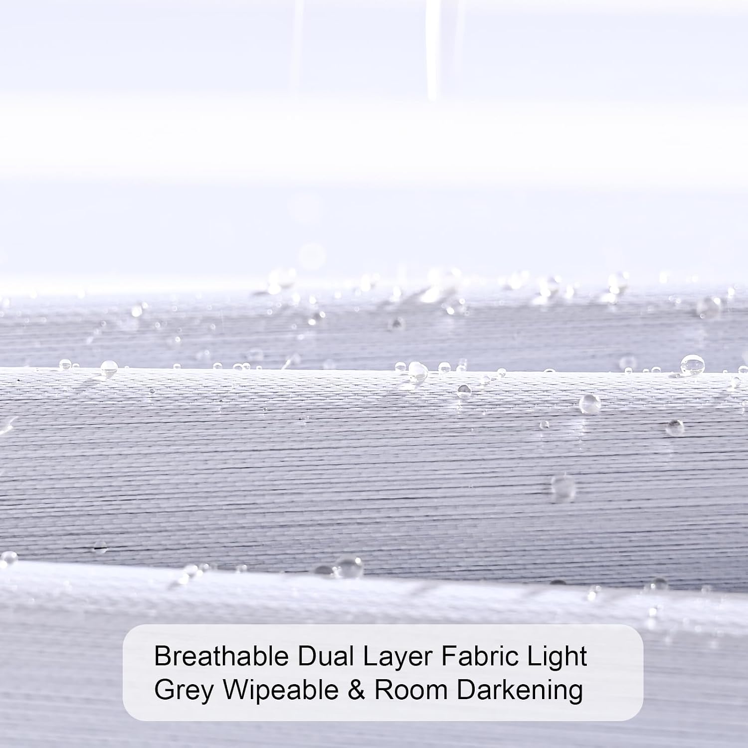 Detalle 2 de Persilux Zebra Blinds 28" x 72" Blackout Window Shades 🪟