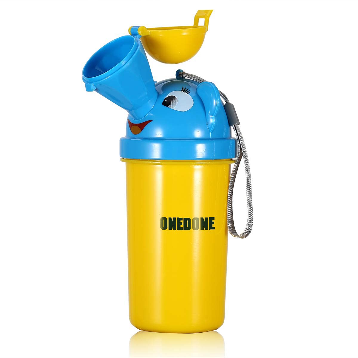 Detalle de ONEDONE Kinder-Töpfchen Baby Pee Pissoir für Jungen – tragbares Pissoir aus Polypropylen (PP), blau