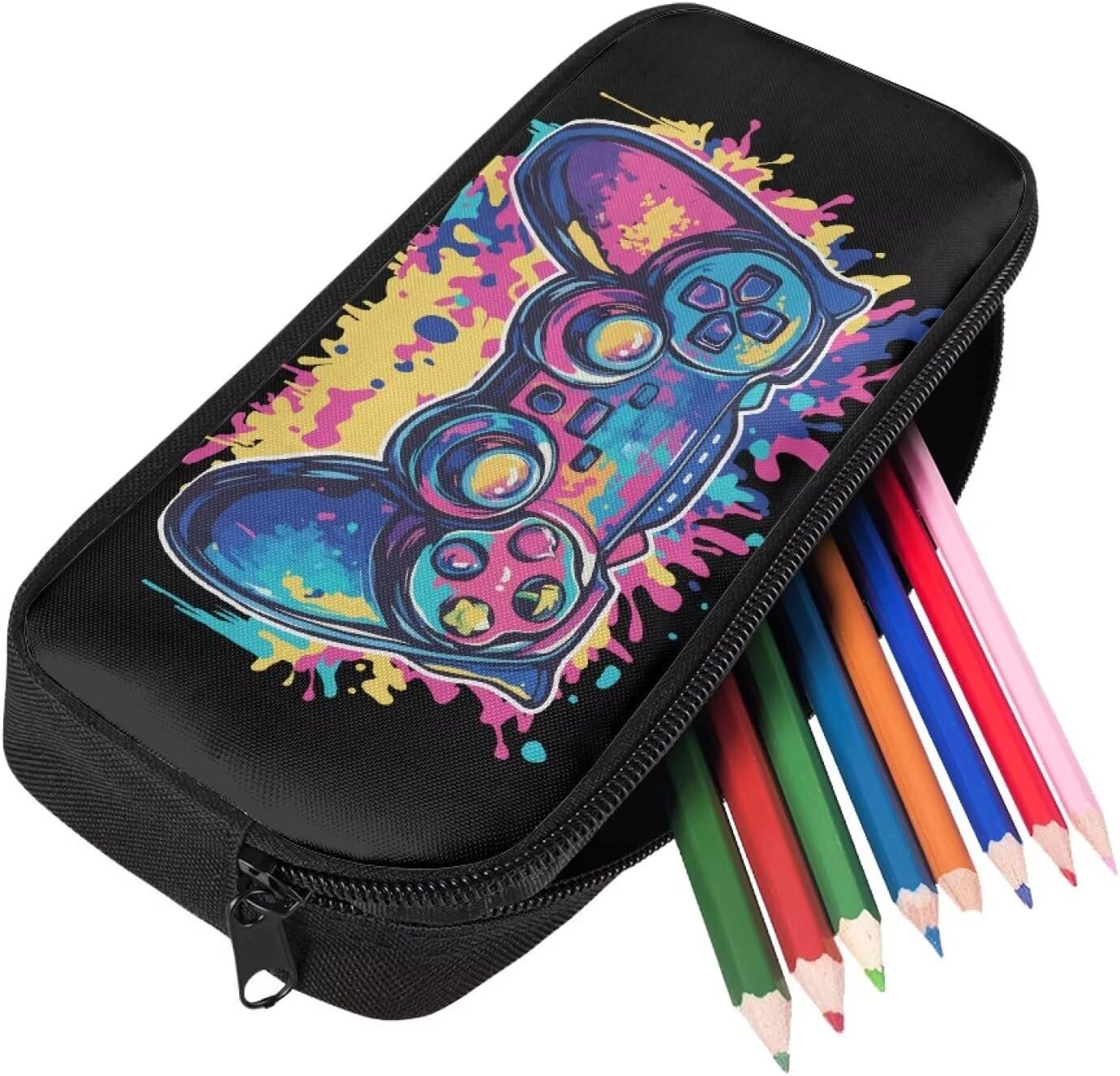 Thumbnail 1 de Dolyues Federmäppchen mit großem Fassungsvermögen – 22 x 4,5 x 11 cm, Polyester, Reißverschluss