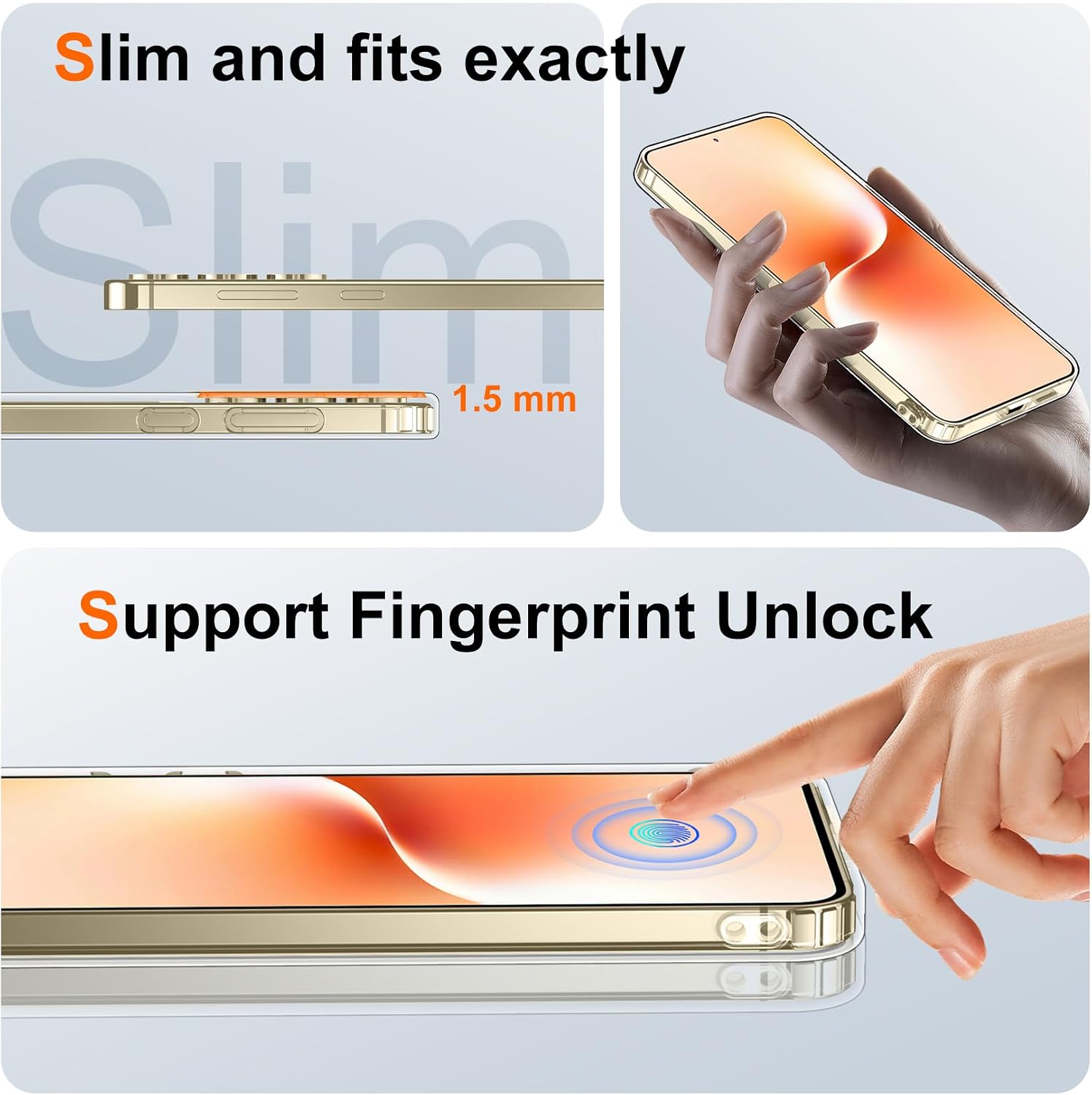 Thumbnail 5 de SPIDERCASE Galaxy S25 Clear Case 6.2"