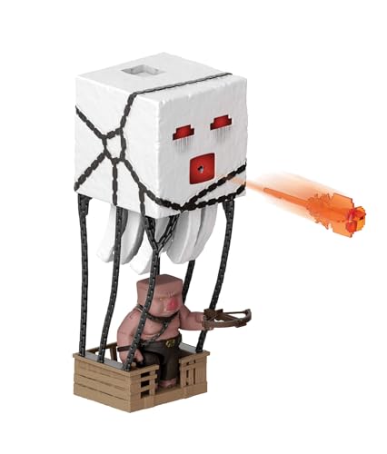 Thumbnail 3 de Mattel Minecraft Ghast de ataque con lanzador JFB69