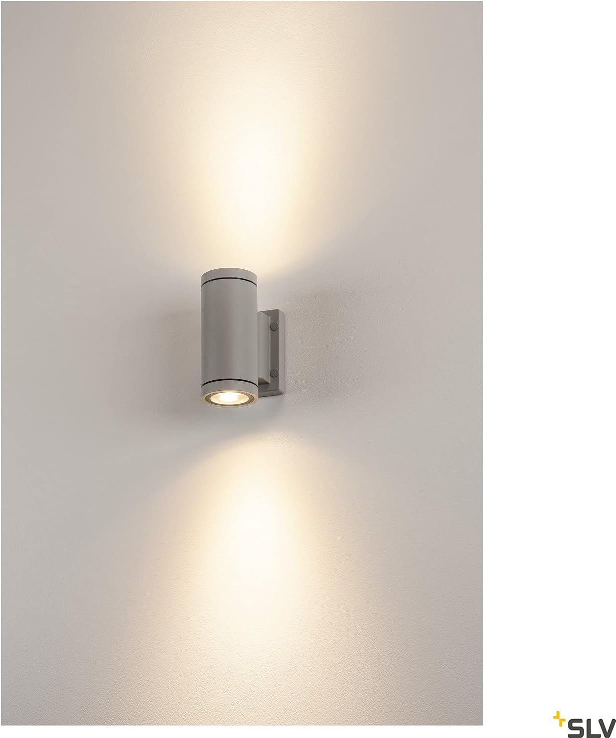 Detalle de SLV New Myra 233114 – Applique Murale Haut/Bas Gris argenté