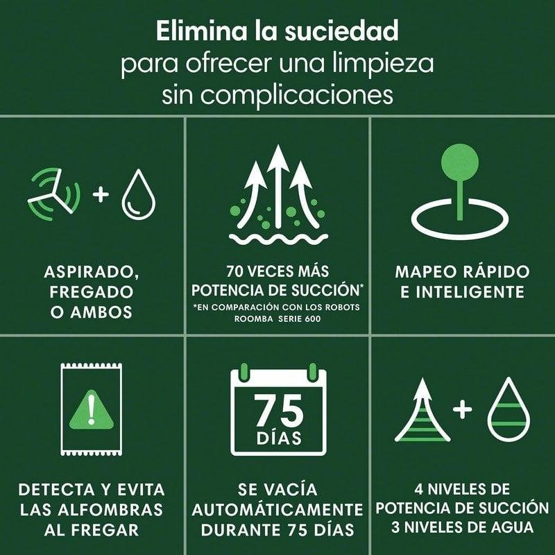 Thumbnail 1 de iRobot Roomba 105 Combo aspirador 7.000 Pa