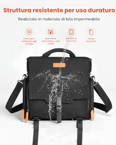 Thumbnail 4 de VEVOR Borsa per Trasporto Miniature DnD con 16 Slot, Nero