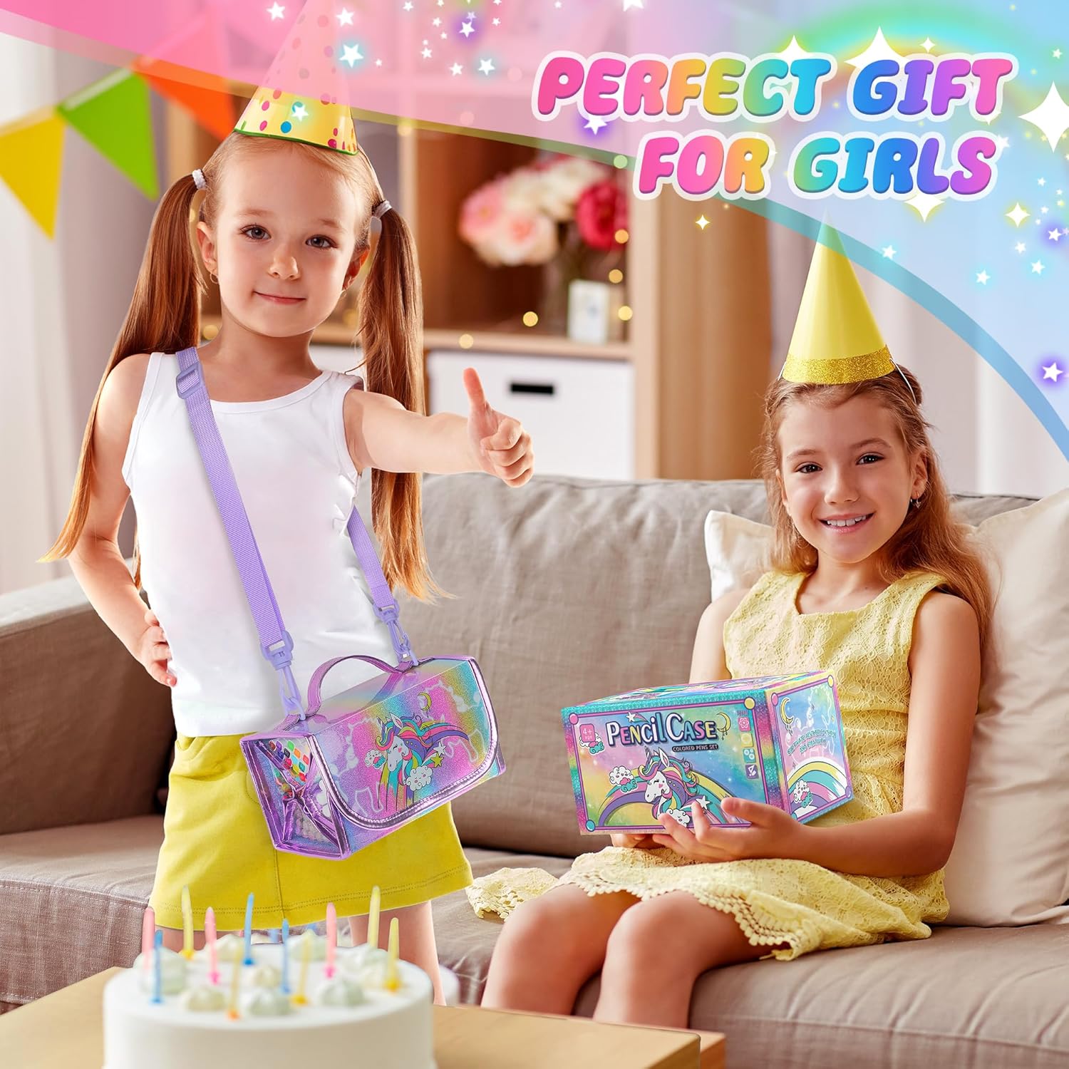 Thumbnail 6 de Hot Bee Unicorn Gifts colouring pens kit for ages 4–7