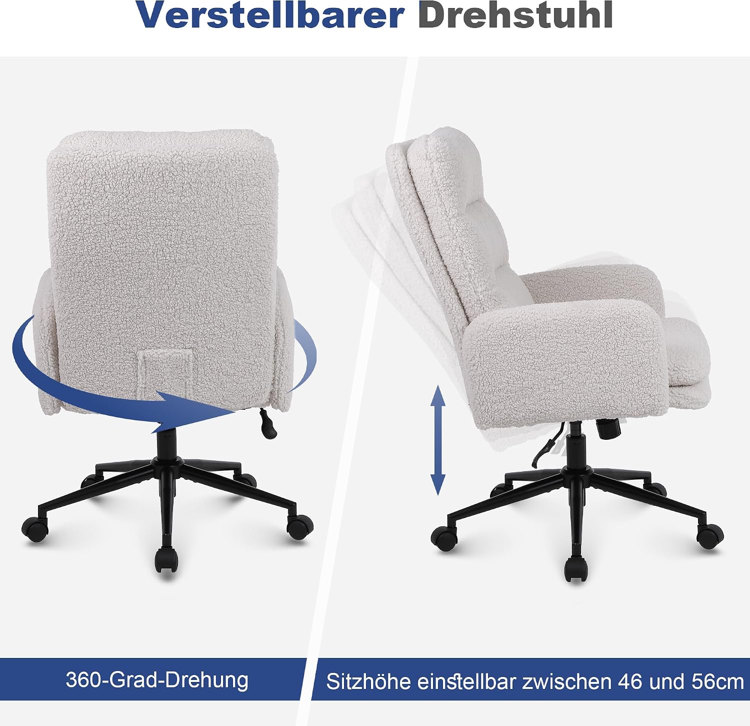 Thumbnail 5 de Youhauchair Schreibtischstuhl 46–56 cm