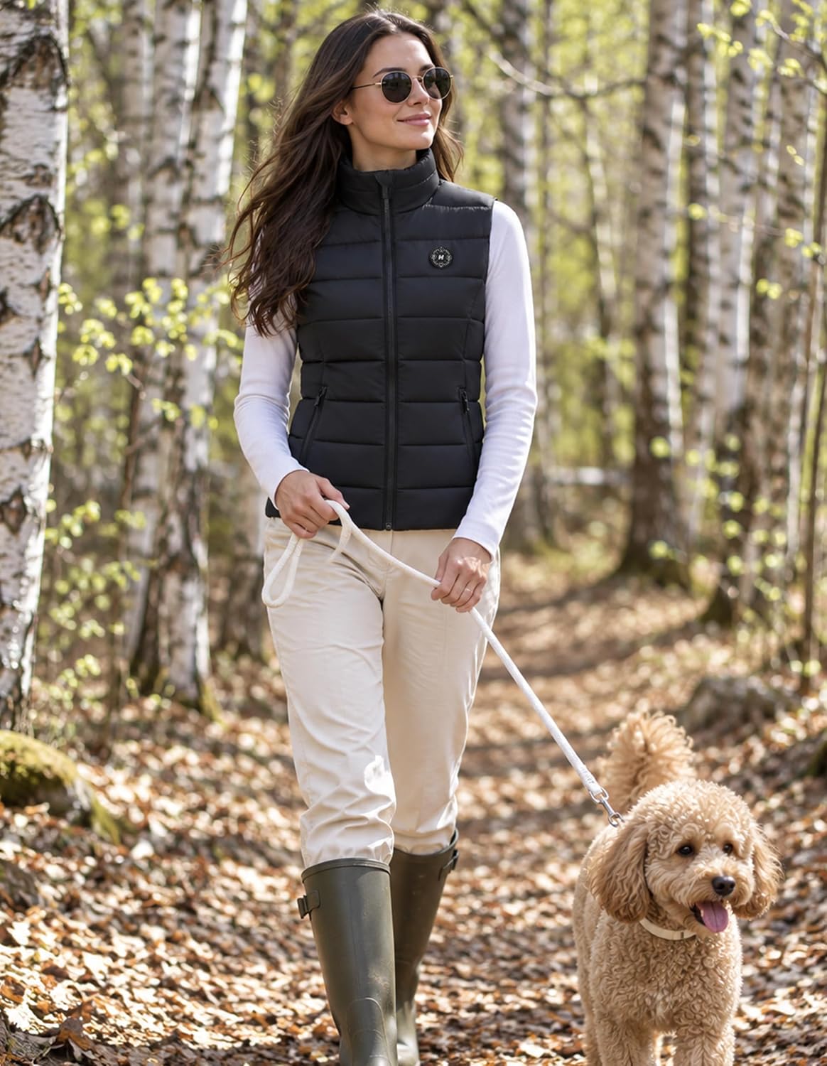 Detalle de HOOHEAT Heated Vest for Women 16000mAh