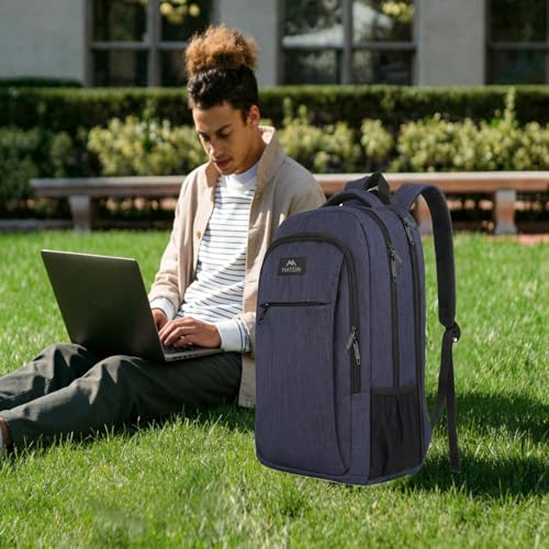Detalle 2 de MATEIN zaino porta PC da 17,3″, 38 L, apertura TSA e tasca antifurto