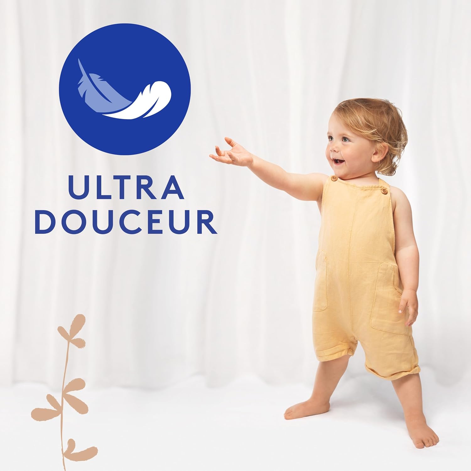 Detalle de Lotus Baby Douceur & Confort - Culottes Taille 4 (9-14 kg) Pack 1 mois - 128 culottes