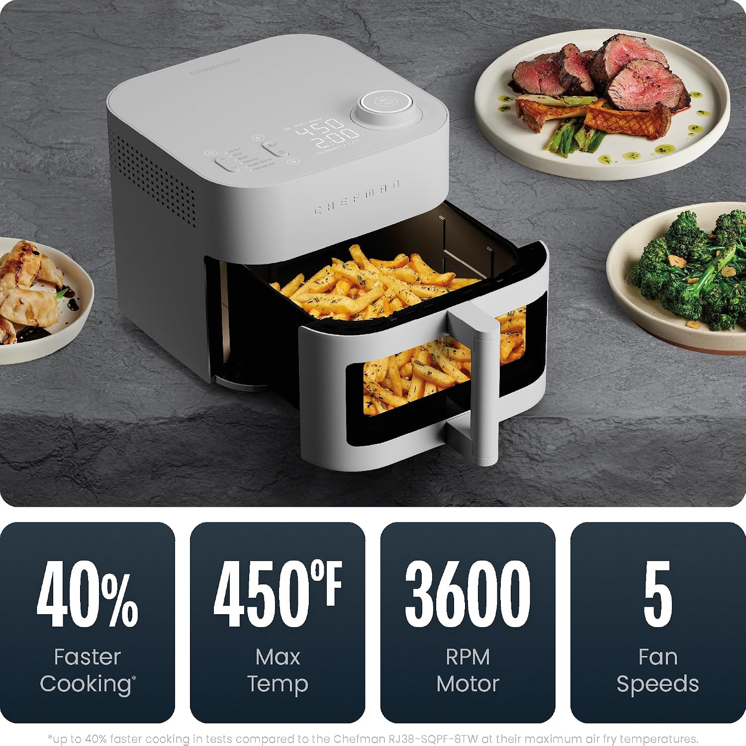 Detalle de Chefman Air Fryer 8 Qt