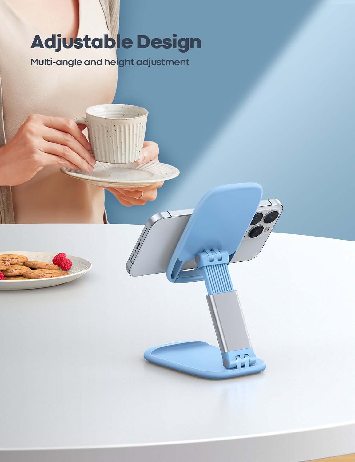 Detalle 2 de Lamicall Cell Phone Stand for 4–8-Inch Devices