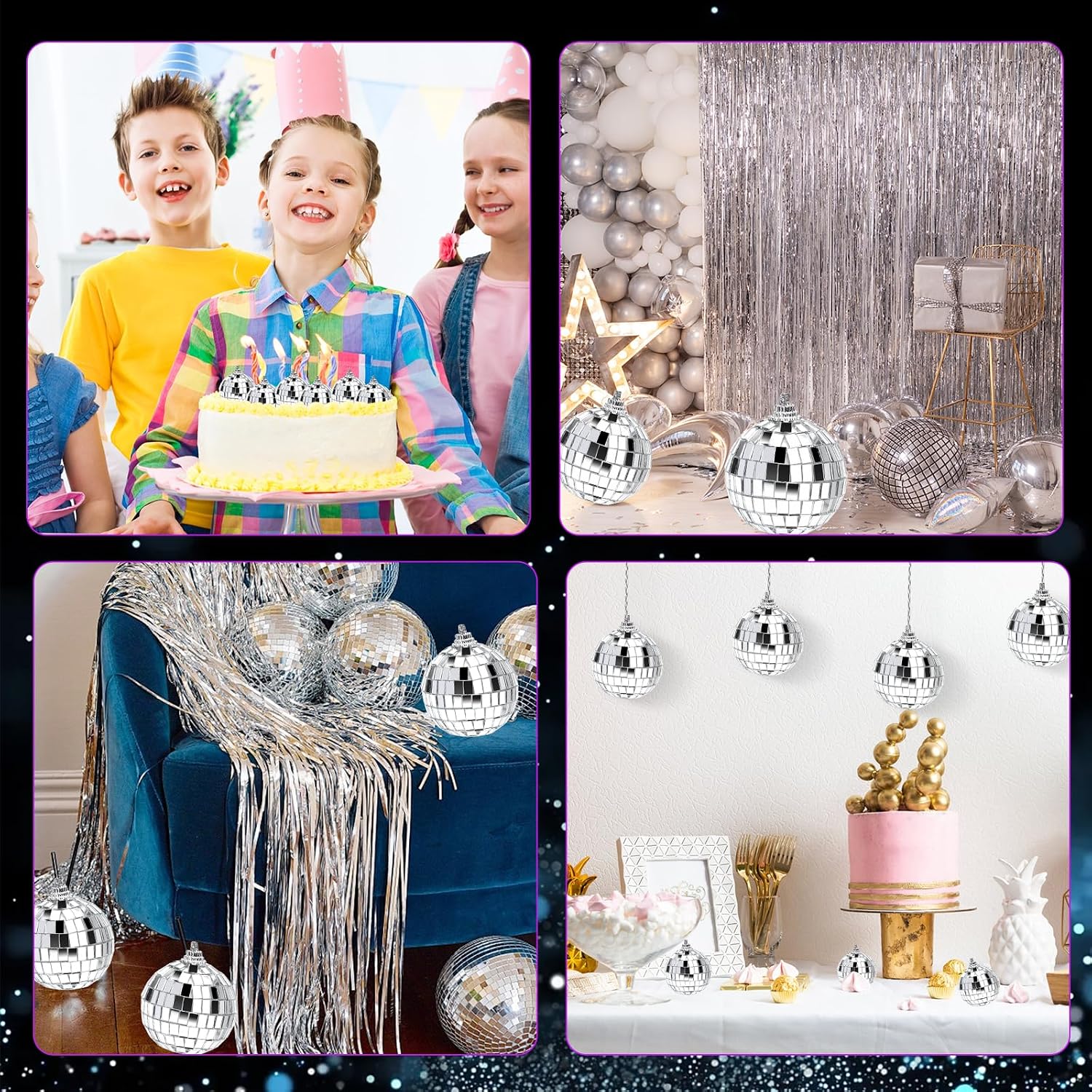 Thumbnail 6 de Mobumeia 32 Teile Mini Discokugel Set – Deko Kugeln 2–5 cm