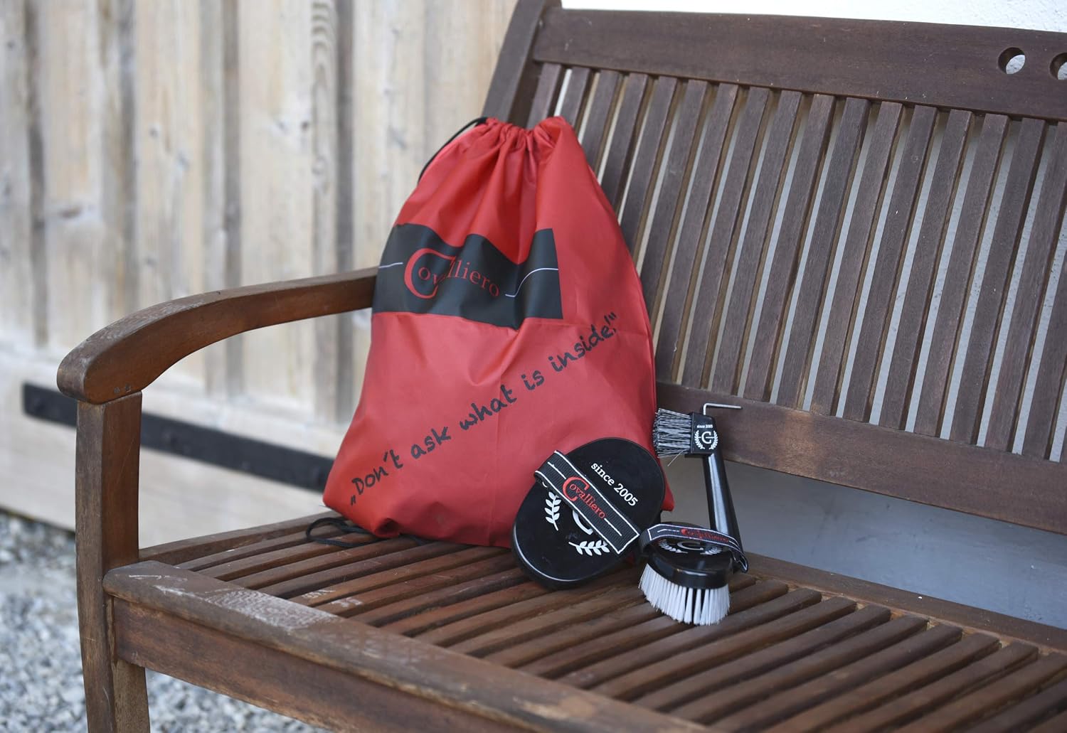 Thumbnail 2 de Covalliero sac de pansage rouge 45x40 cm, kit complet en polyester