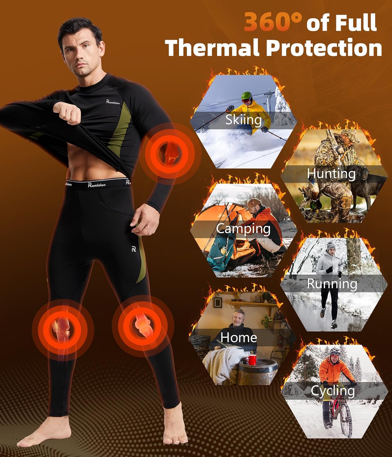 Thumbnail 6 de romision 2 Pack Thermal Underwear