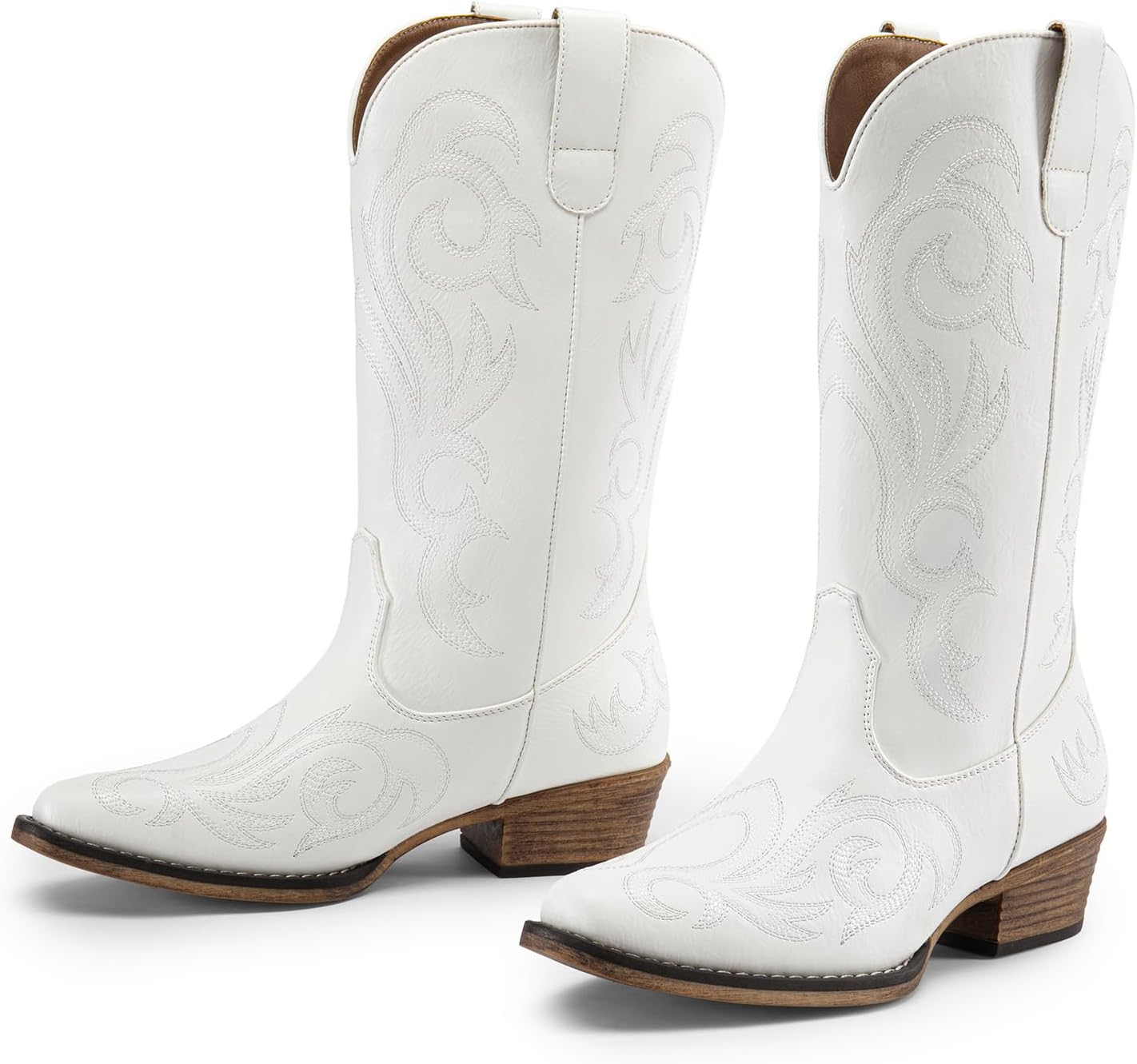 Thumbnail 4 de DREAM PAIRS Cowboy Boots 1.6-inch Heel