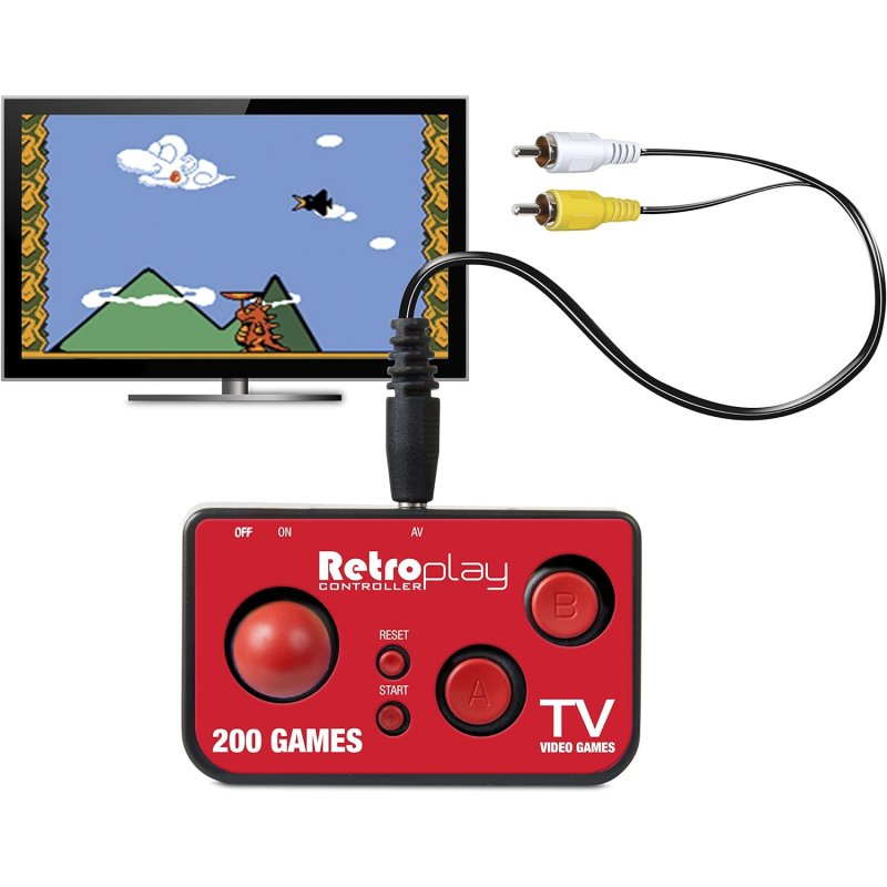 Detalle de My Arcade RetroPlay 200 Games: Consola Retro con 200 juegos integrados y salida AV