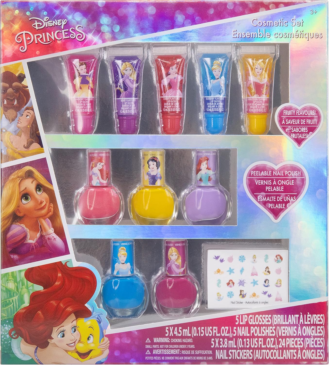 Detalle de Disney Princess Townley Girl 11‑piece makeup set