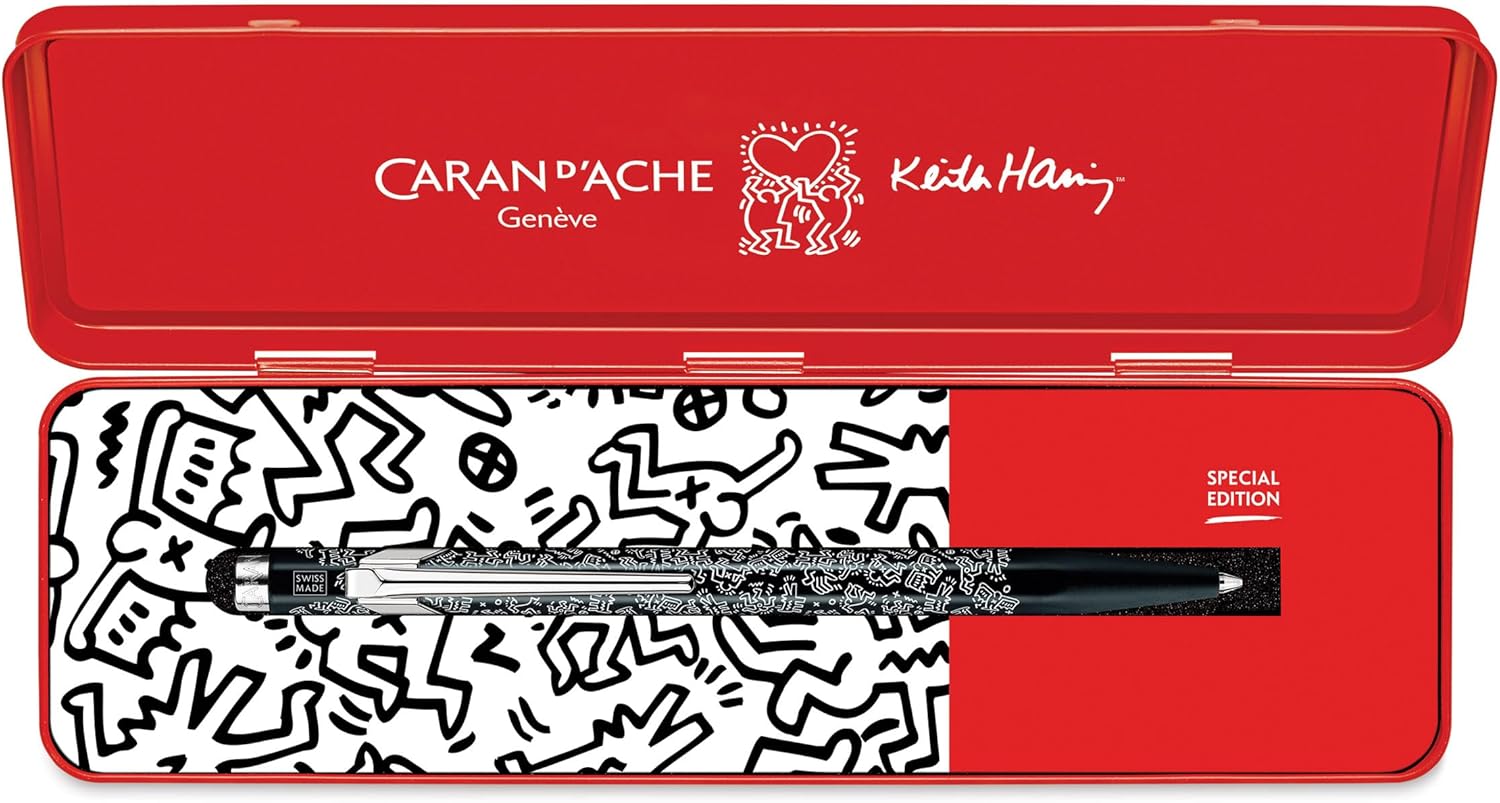 Detalle 2 de Caran d'Ache KEITH HARING Kugelschreiber Special Edition Schwarz
