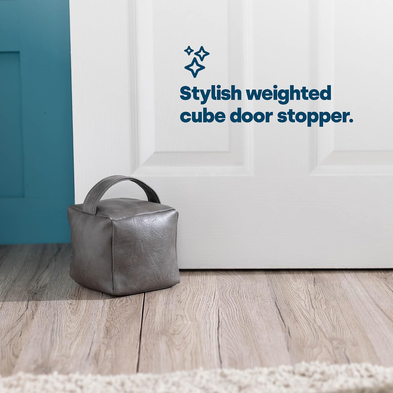 Thumbnail 1 de LIVIVO heavy door stopper cube 16cm