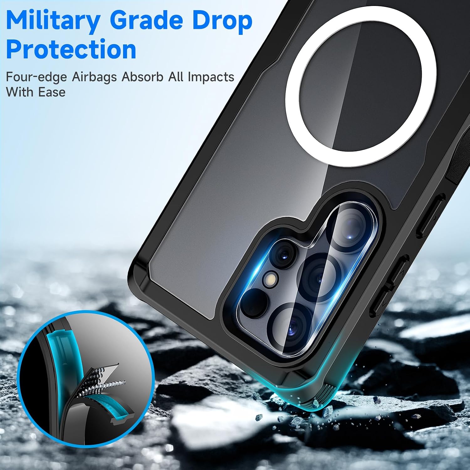 Thumbnail 4 de seacosmo Magnetic Case for Samsung S25 Ultra 2-in-1