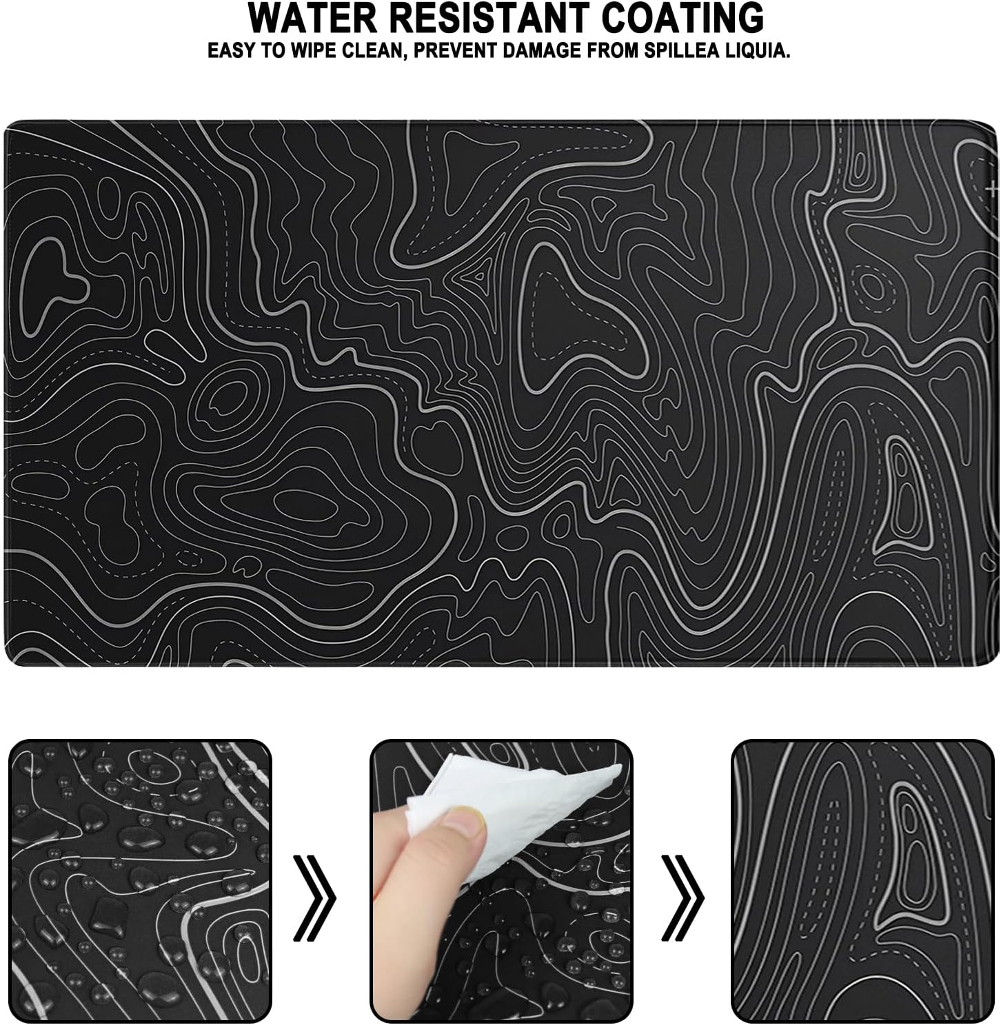 Detalle 2 de AREYLO Large Gaming Mouse Pad, 31.5 x 15.7-Inch Waterproof Desk Mat