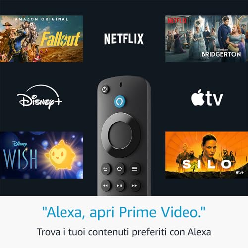Detalle 2 de Telecomando vocale Alexa per Fire TV di Amazon: controllo a distanza con comandi TV, audio e voce