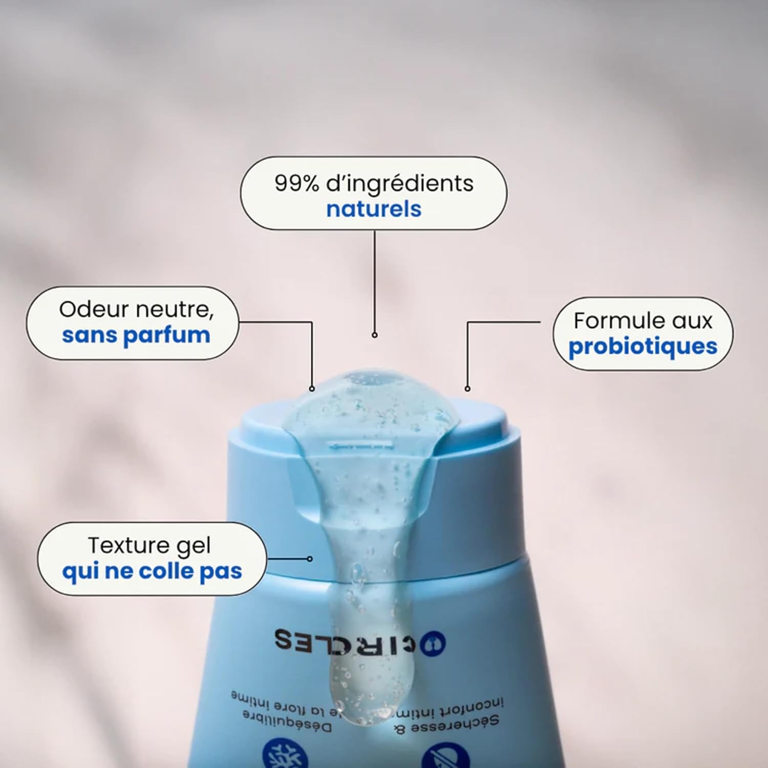 Thumbnail 3 de Circles WET Gel Intime Apaisant & Rééquilibrant 60 ml