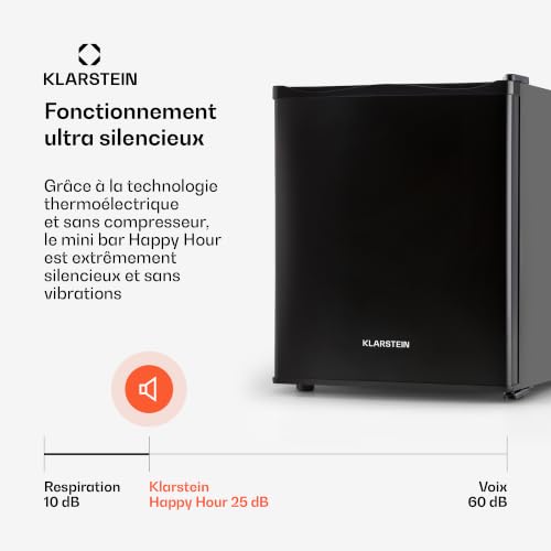 Thumbnail 6 de KLARSTEIN Mini Frigo de Chambre 30L – silencieux, réfrigération 5–15°C, étagères réglables