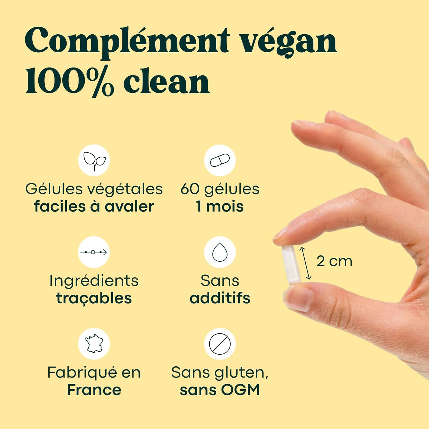 Thumbnail 3 de Multivitamines et Minéraux Essentials by Novoma (15 nutriments) avec magnésium & zinc — 60 gélules vegan, cure 1 mois