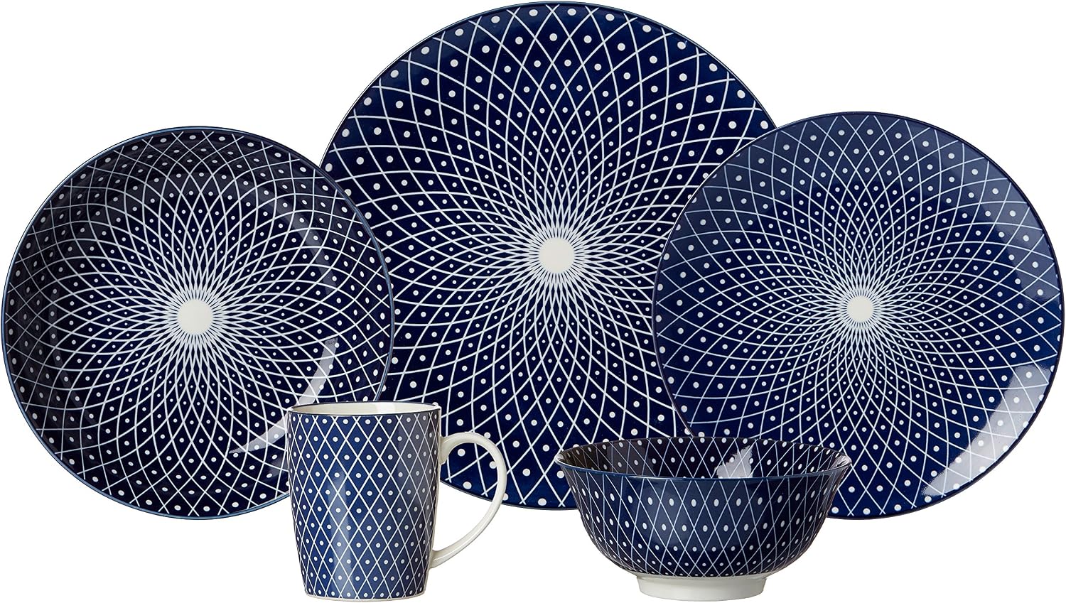 Detalle de Ritzenhoff & Breker Royal Reiko 203578 – zestaw 4 porcelanowych kubków 350 ml