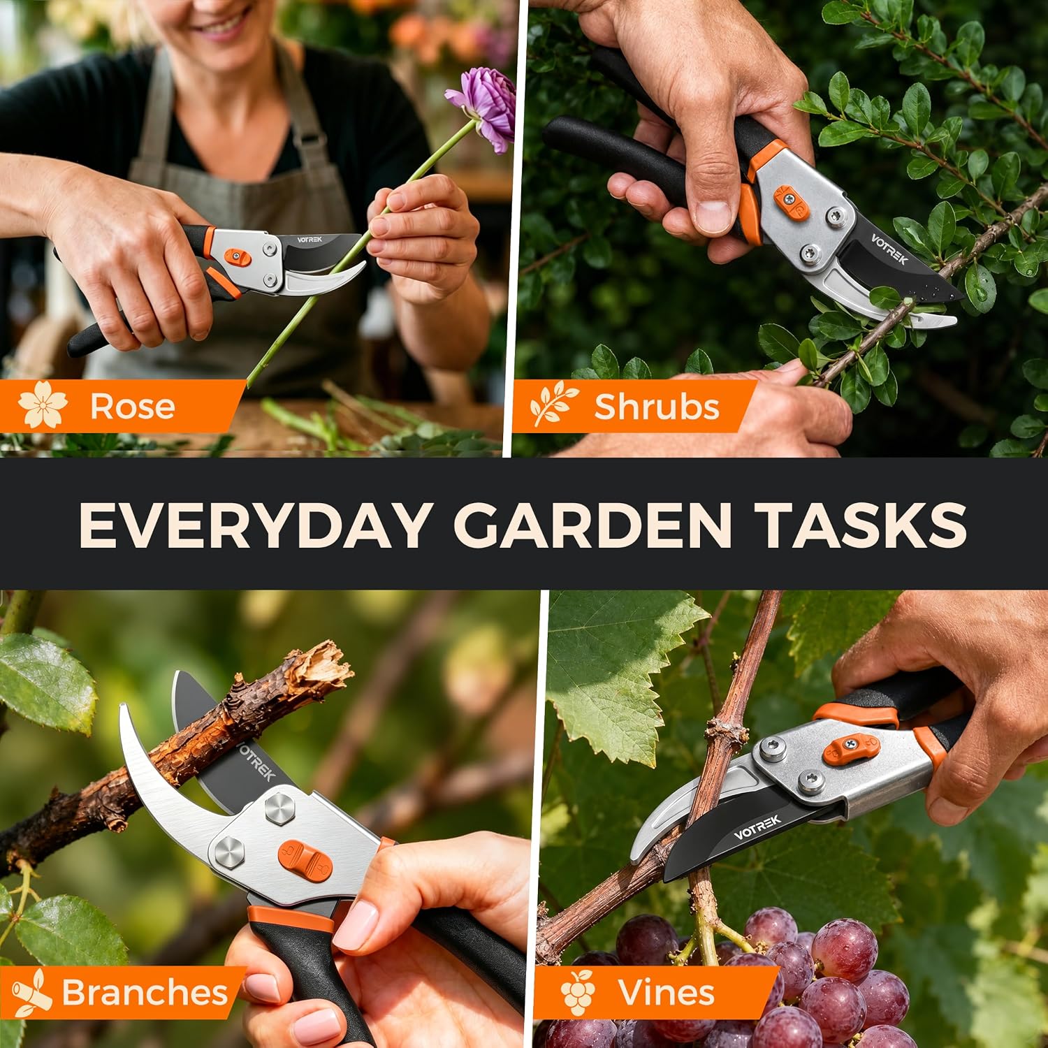 Thumbnail 6 de VOTREK Pruning Shears 8.5-Inch