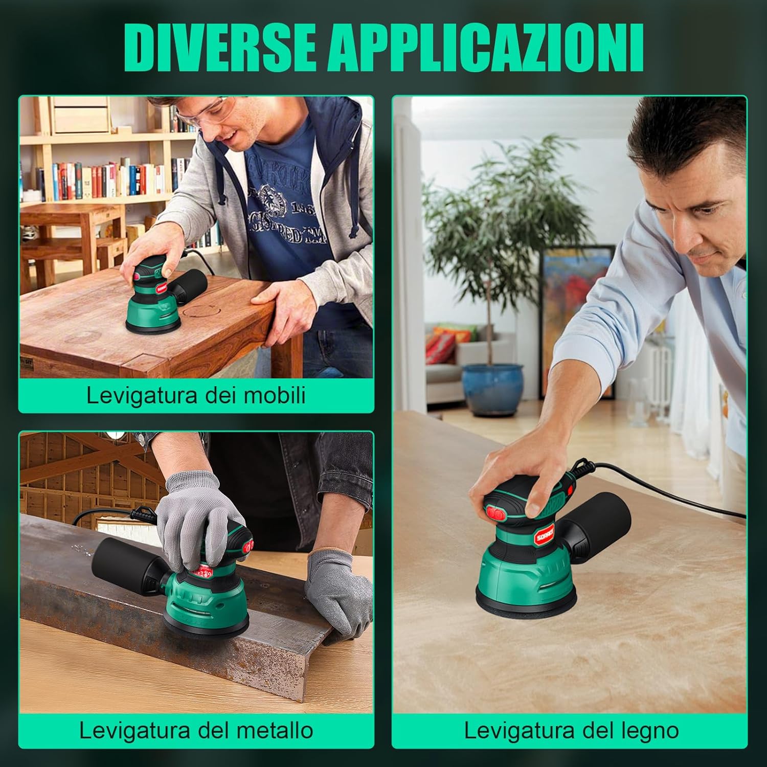 Thumbnail 6 de SORAKO Levigatrice orbitale 350 W