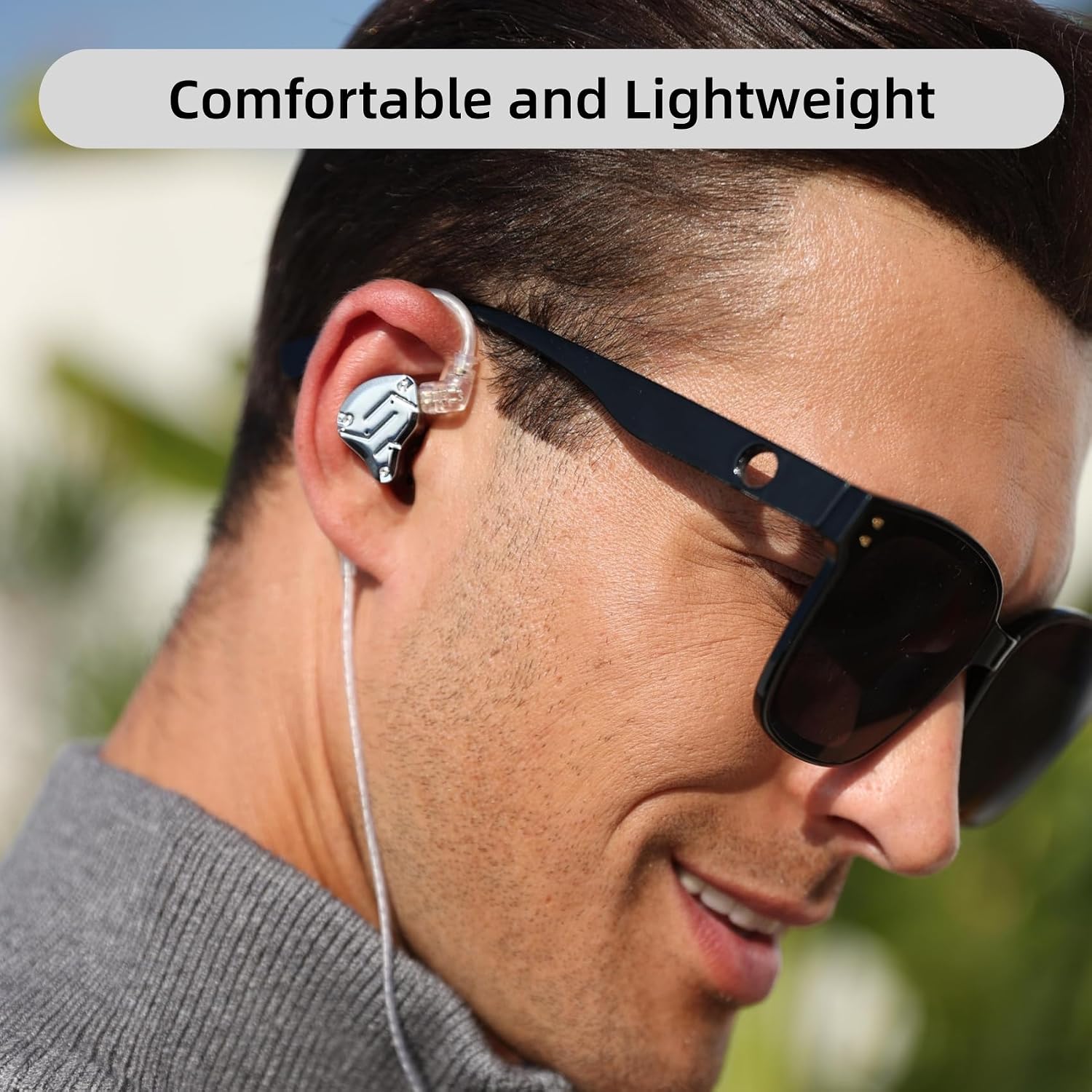 Detalle de Yinyoo KZ ZS10 PRO Wired IEM Earphones, 4BA+1DD Hybrid Drivers, Matte Black