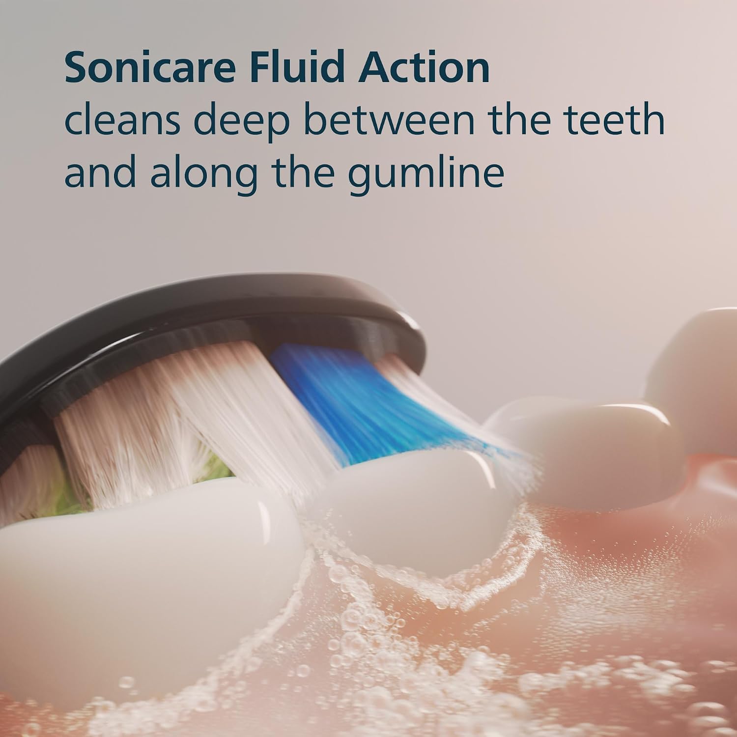 Detalle 2 de Philips Sonicare DiamondClean HX6062/90 Brush Heads, Black, 2-Pack