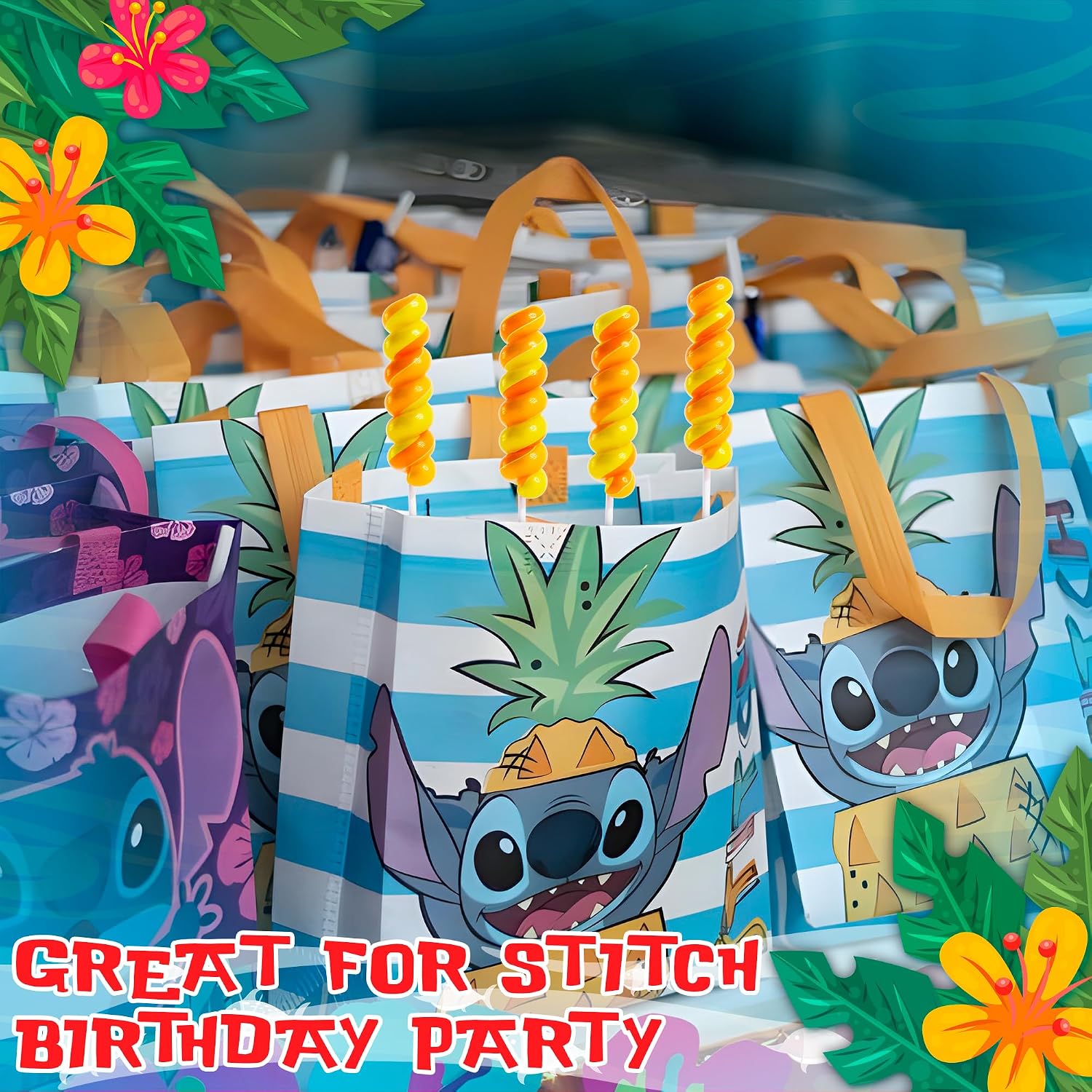 Detalle 1 de Stitch Swirl Lollipops 20-Pack