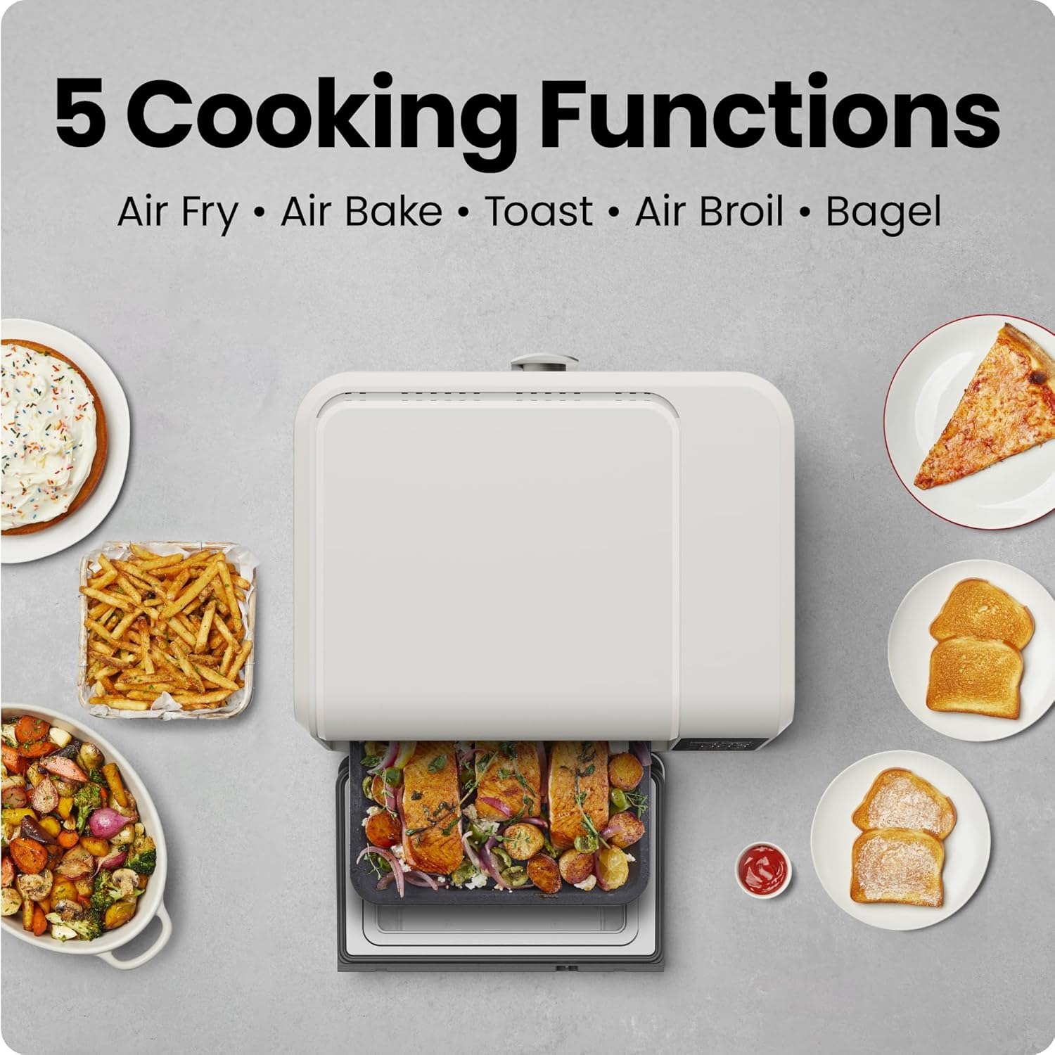 Detalle de Chefman Air Fryer Toaster Oven Combo 450°F 🍽
