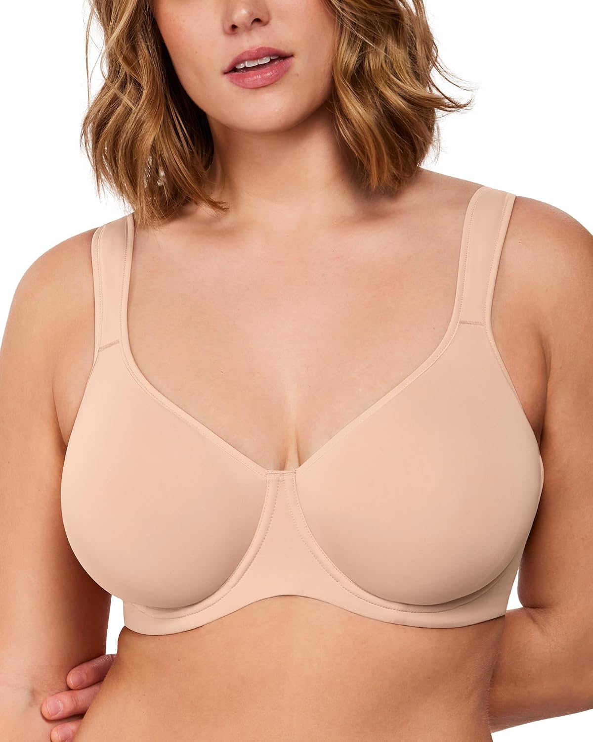 Detalle de HSIA Joan Minimizer Bra for Women, Full-Coverage Underwire T-Shirt Bra