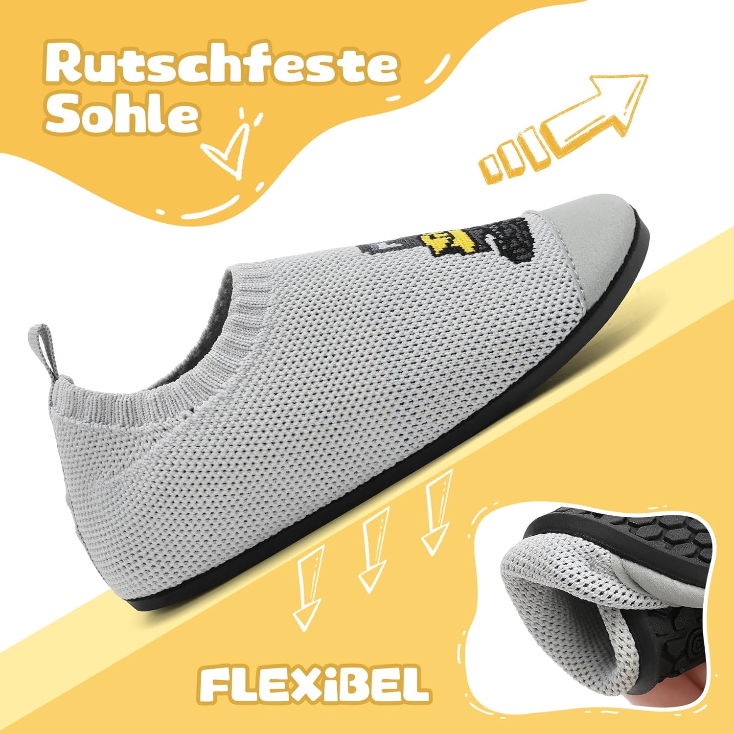 Thumbnail 4 de VOLHAL Hausschuhe Kinder atmungsaktiv
