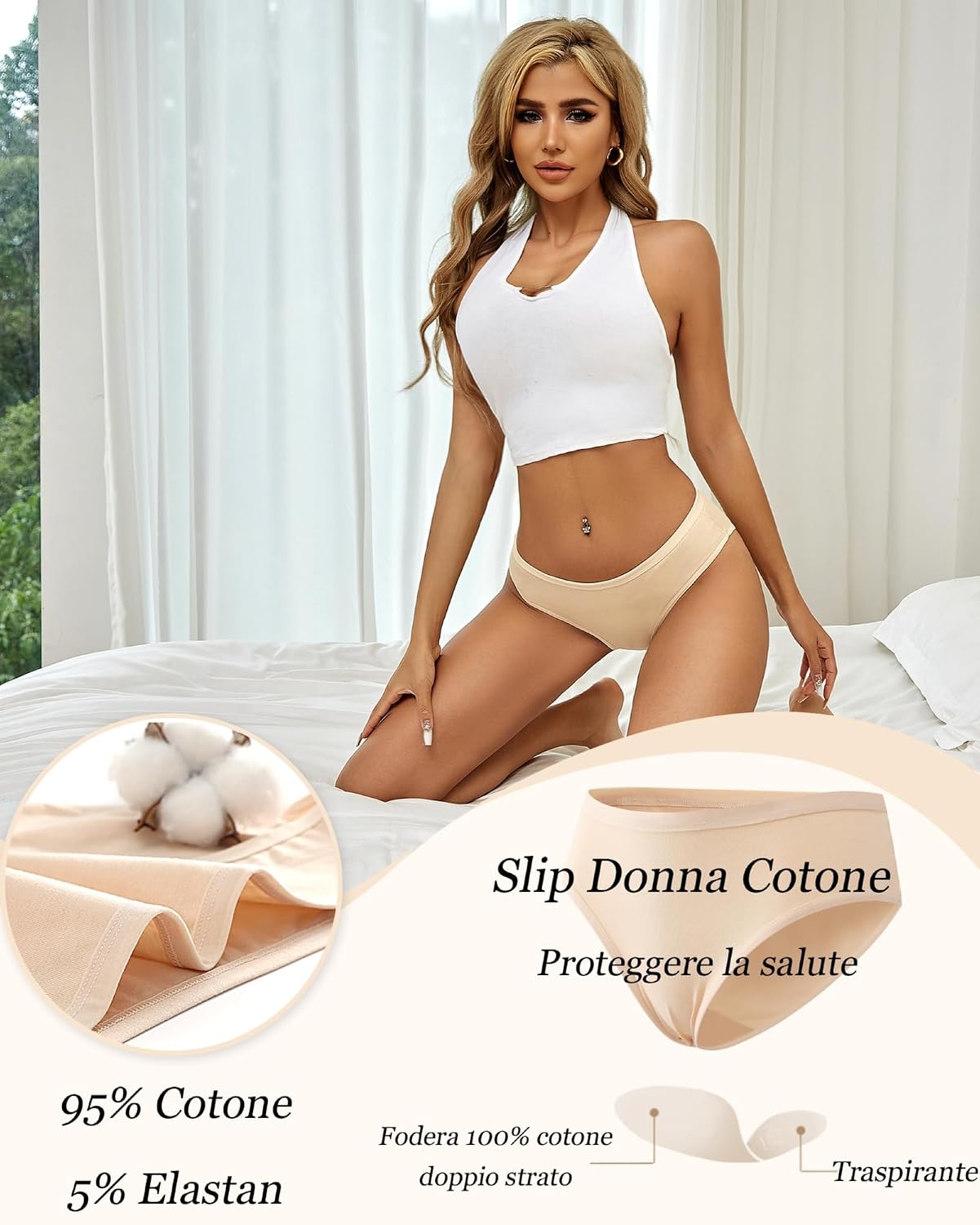 Detalle de ALL OF SHE Mutande Donna 6 pezzi