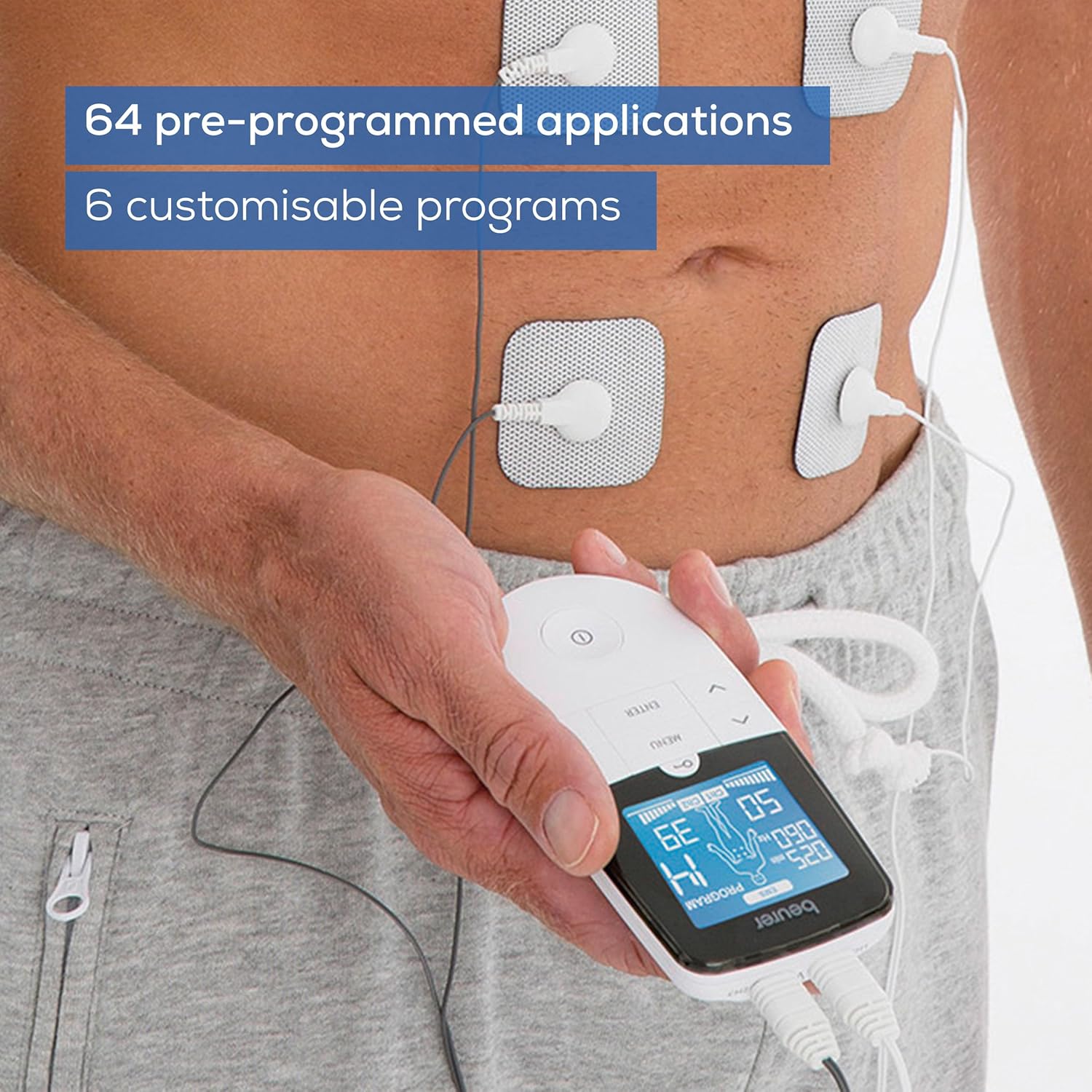 Thumbnail 5 de Beurer EM49 PainFree TENS EMS device 70 programmes