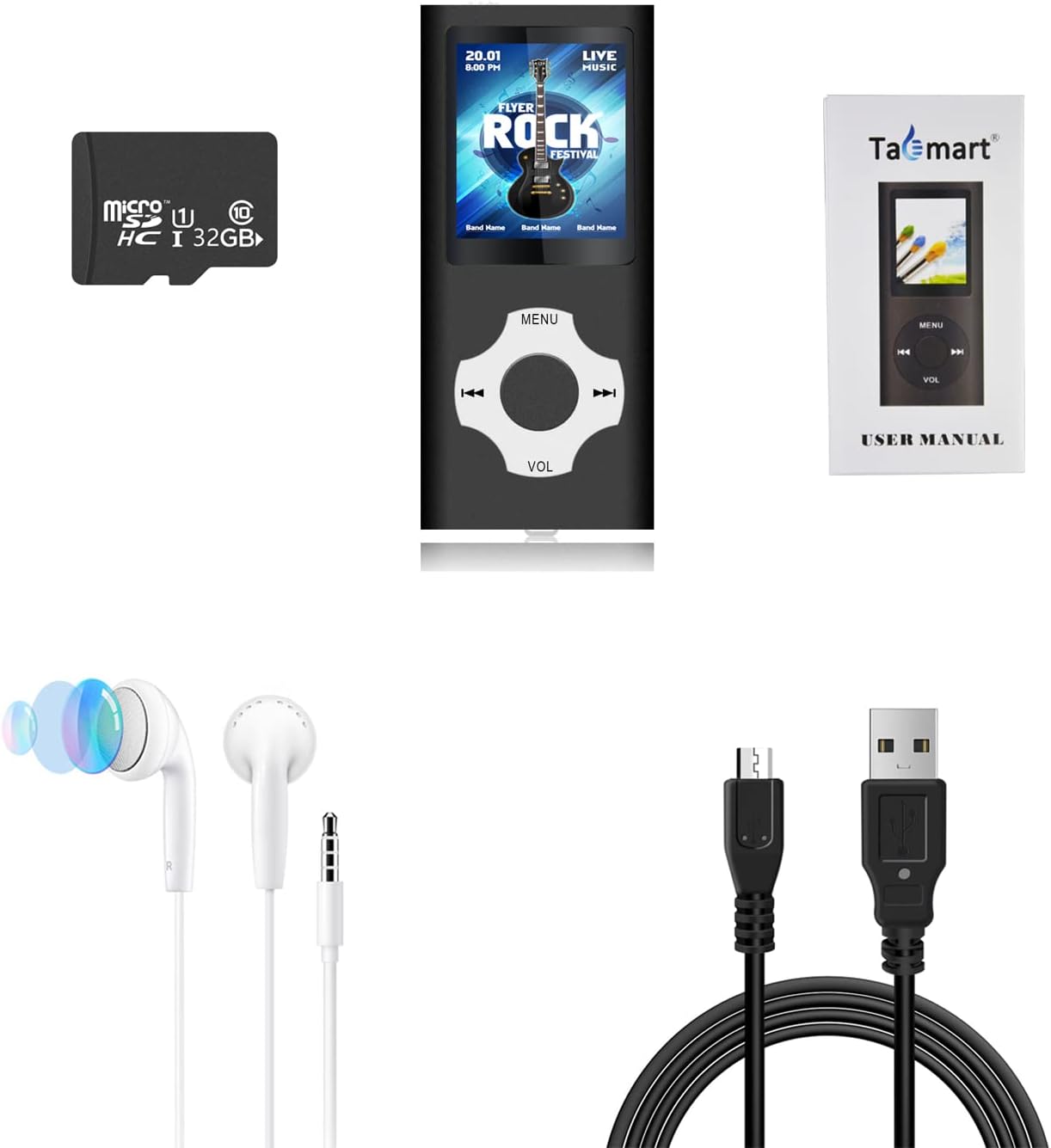Detalle 2 de Tabmart Metal Hi‑Fi 32GB Lettore MP3 1,8