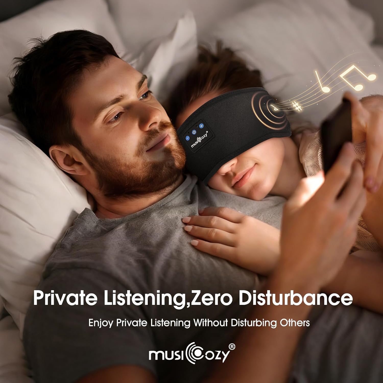 Thumbnail 5 de MUSICOZY Sleep Headphones 16H headband