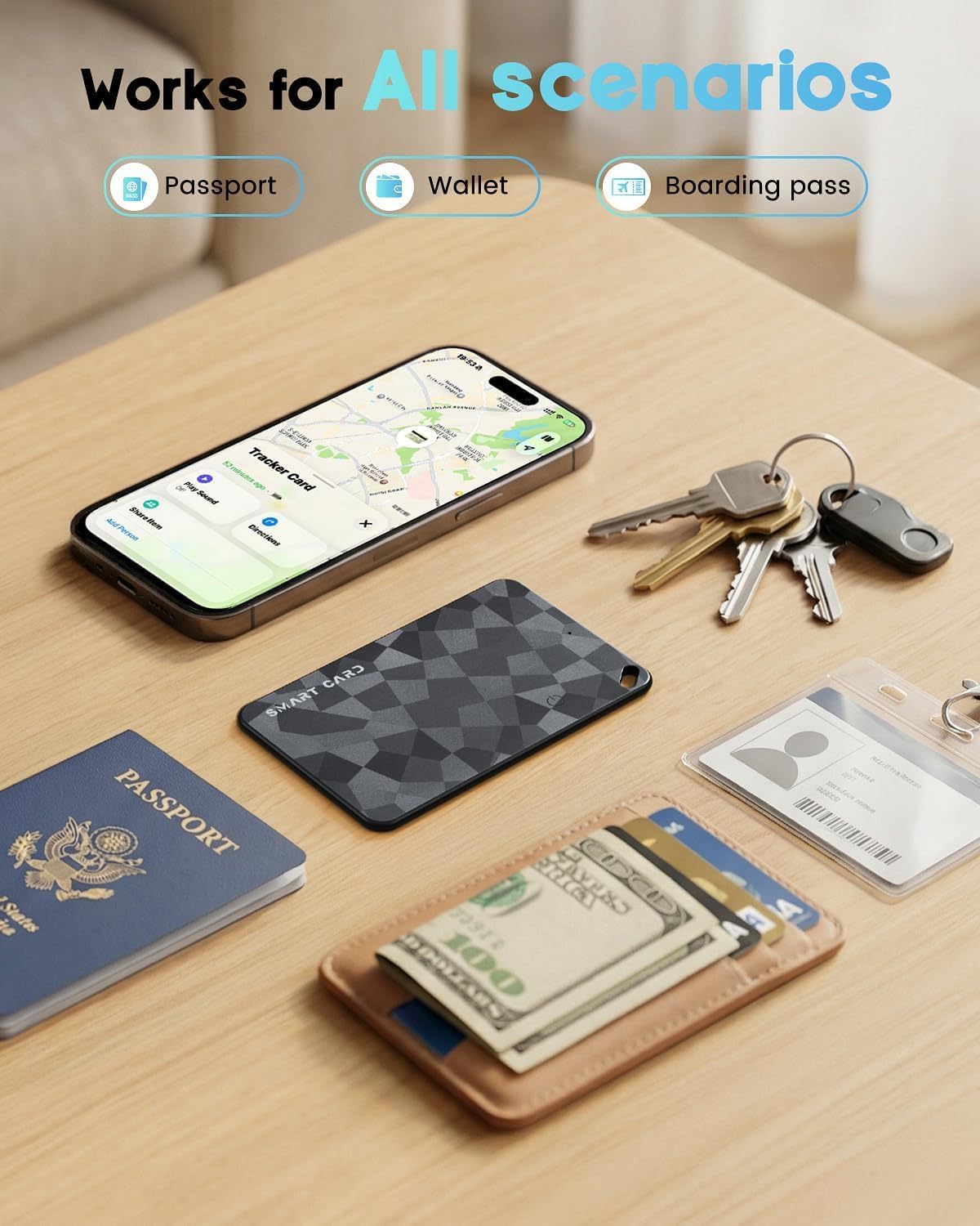 Thumbnail 6 de 2026 Wallet Tracker Card Bluetooth GPS