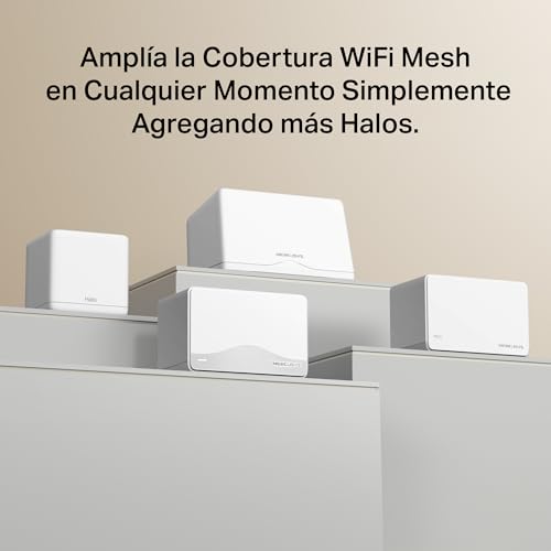 Thumbnail 8 de Mercusys Halo H25BE (2-Pack): Sistema WiFi Mesh 7 para casa grande con cobertura de 460 m²